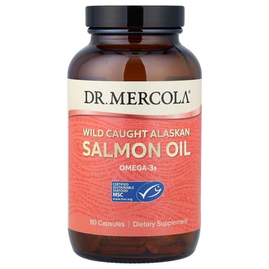 Масло Dr. Mercola Wild Caught Alaskan Salmon, 90 капсул