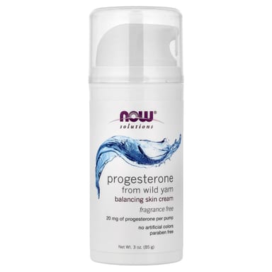 Дикий ямс NOW Foods Solutions Progesterone from Balancing Skin Cream, 85 г, крем