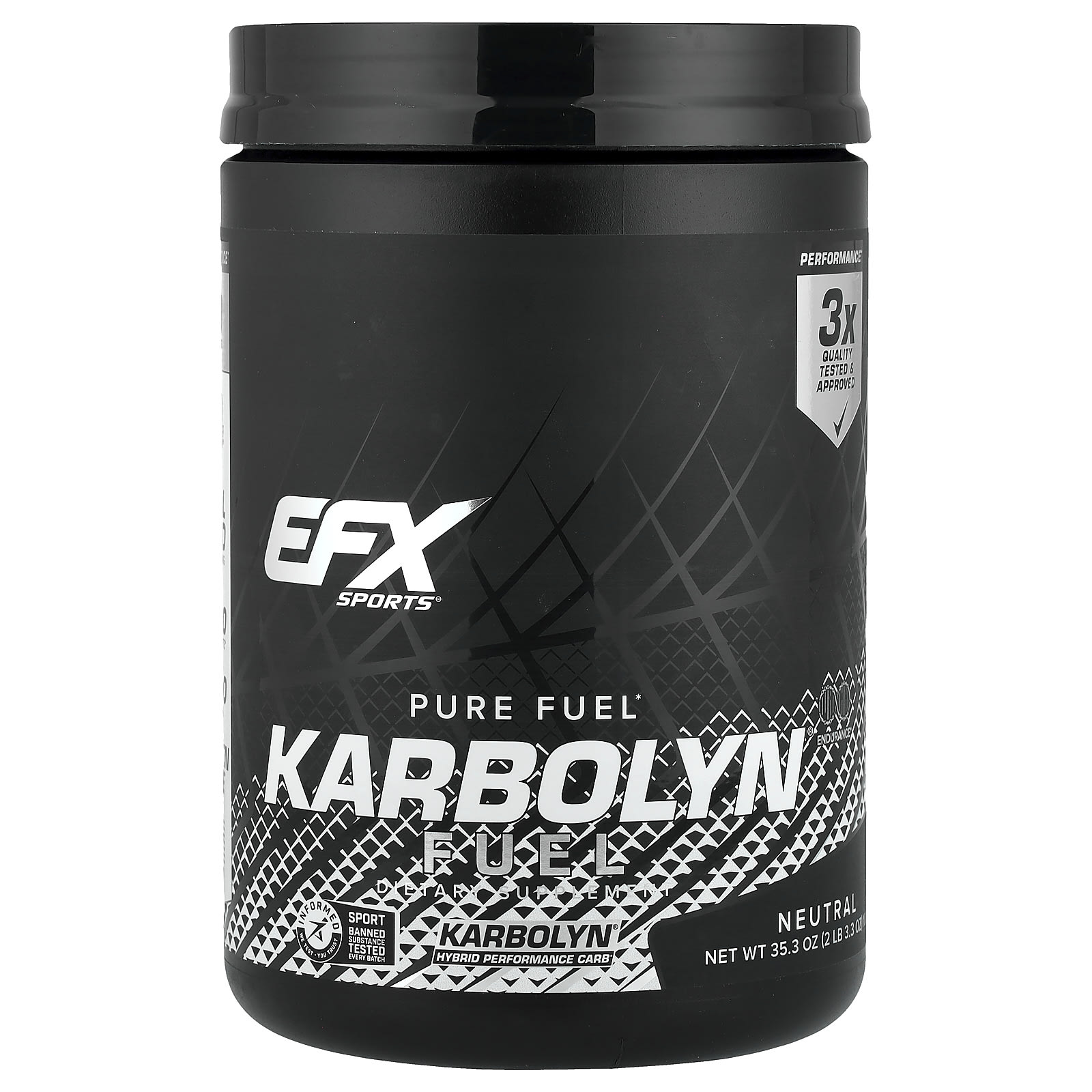 Углеводный комплекс Karbolyn EFX Sports, оттенок Neutral, 1000 г