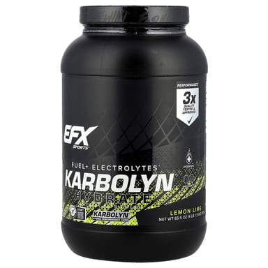 Углеводный комплекс Karbolyn EFX Sports Karbolyn® Hydrate, вкус Lemon Lime, 1856 г