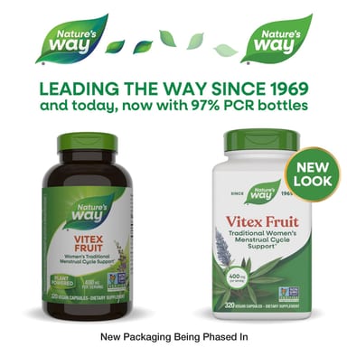 Витекс Nature's Way Fruit, 400 мг, 320 растительных капсул
