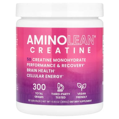 Креатин моногидрат RSP Nutrition AminoLean® Powder, 300 г, порошок