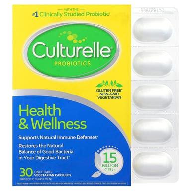 Пробиотик Culturelle Health & Wellness, 50 мг, 30 растительных капсул
