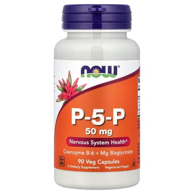 P-5-П, 90 вегетарианских капсул NOW Foods