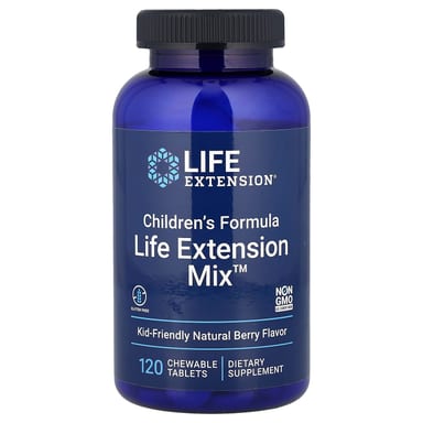 Детский Life Extension Formula Mix™ Natural Berry, 120 жевательных таблеток