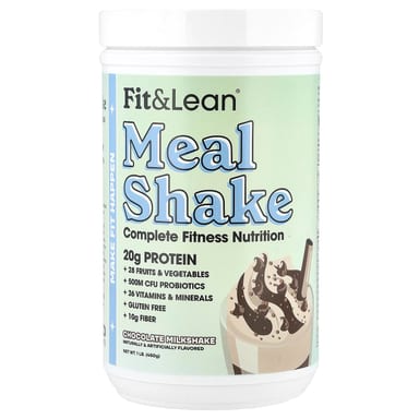 Шоколад Fit & Lean Meal Shake Complete Fitness Nutrition, вкус Chocolate Milkshake, 450 г