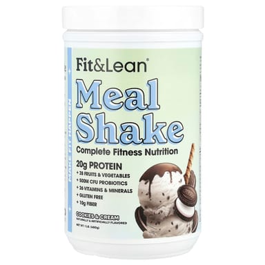 Печенье Fit & Lean Meal Shake Complete Fitness Nutrition & Cream, 450 г, крем