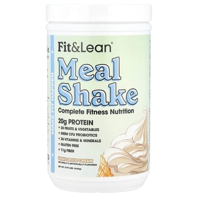 Крем Fit & Lean Meal Shake Complete Fitness Nutrition, вкус Vanilla Ice Cream, 440 г, 0.