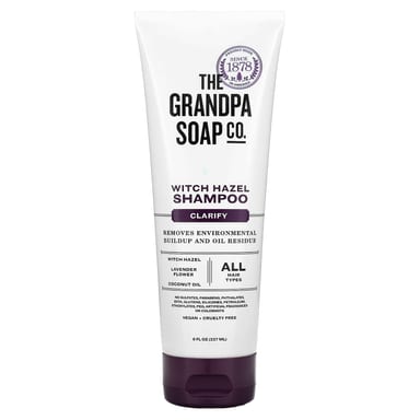 Шампунь The Grandpa Soap Co. Witch Hazel All Hair Types, оттенок Clarify, 237 мл