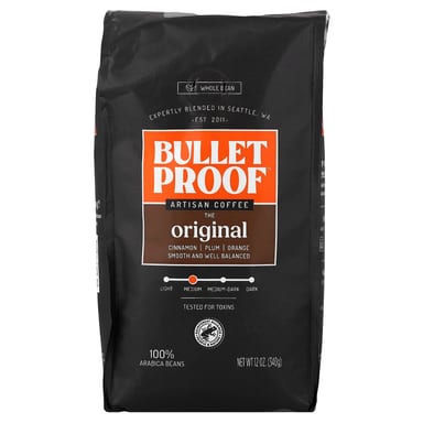 Кофе BulletProof Artisan Whole Bean Medium Roast, 340 г