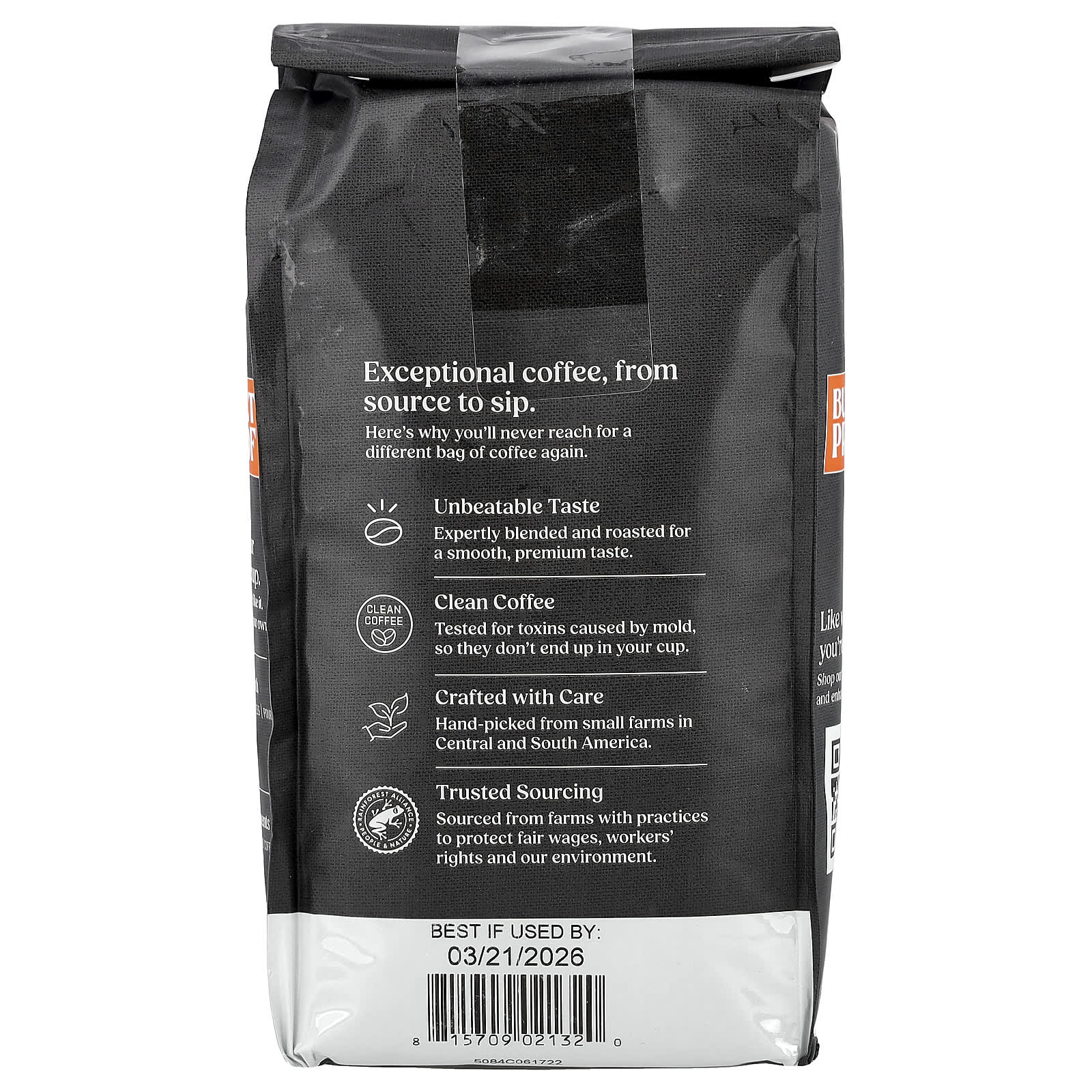 Кофе BulletProof Artisan The Mentalist™ Whole Bean Medium-Dark Roast, 340 г — фото 2