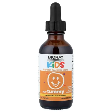 Фото товара: Пробиотический комплекс Bioray NDF® Tummy 11-Strain, вкус «малина», 60 мл