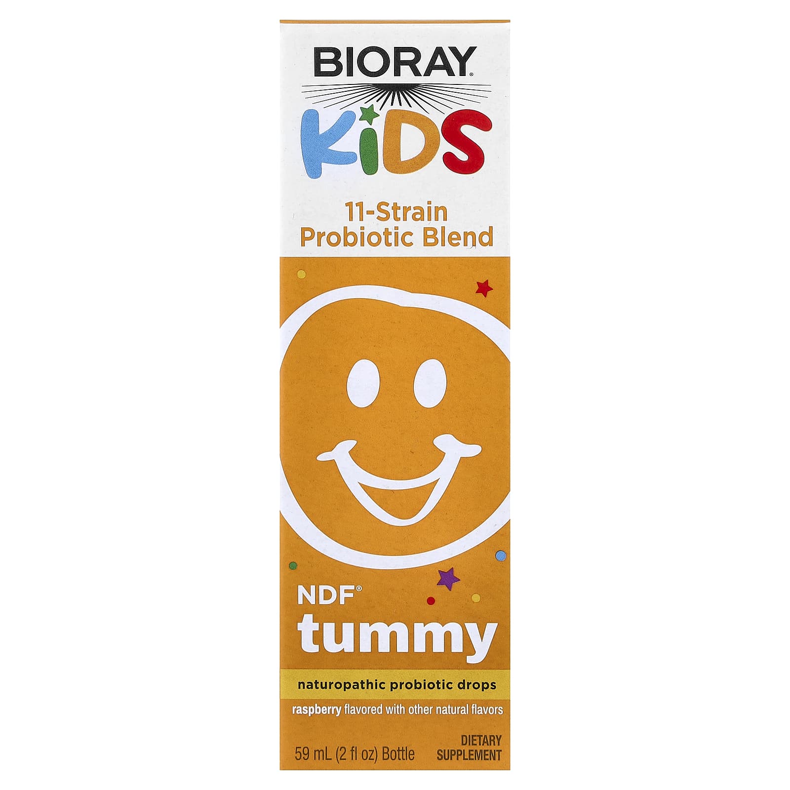 Пробиотический комплекс Bioray NDF® Tummy 11-Strain, вкус Raspberry, 60 мл — фото 2