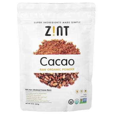 Порошок Zint Raw Organic, оттенок Cacao, 227 г