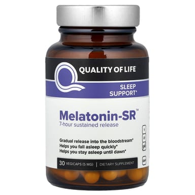 Мелатонин Quality of Life -SR™, оттенок 30 Vegicaps, 5 мг