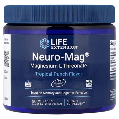 Магний Life Extension Neuro-Mag® L-Threonate Tropical Punch, 93.35 г