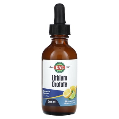 Капли лития оротата KAL, 2 fl oz (59 ml)