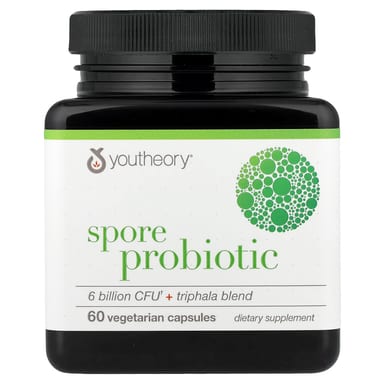Пробиотик Youtheory Spore Triphala Blend, 60 растительных капсул