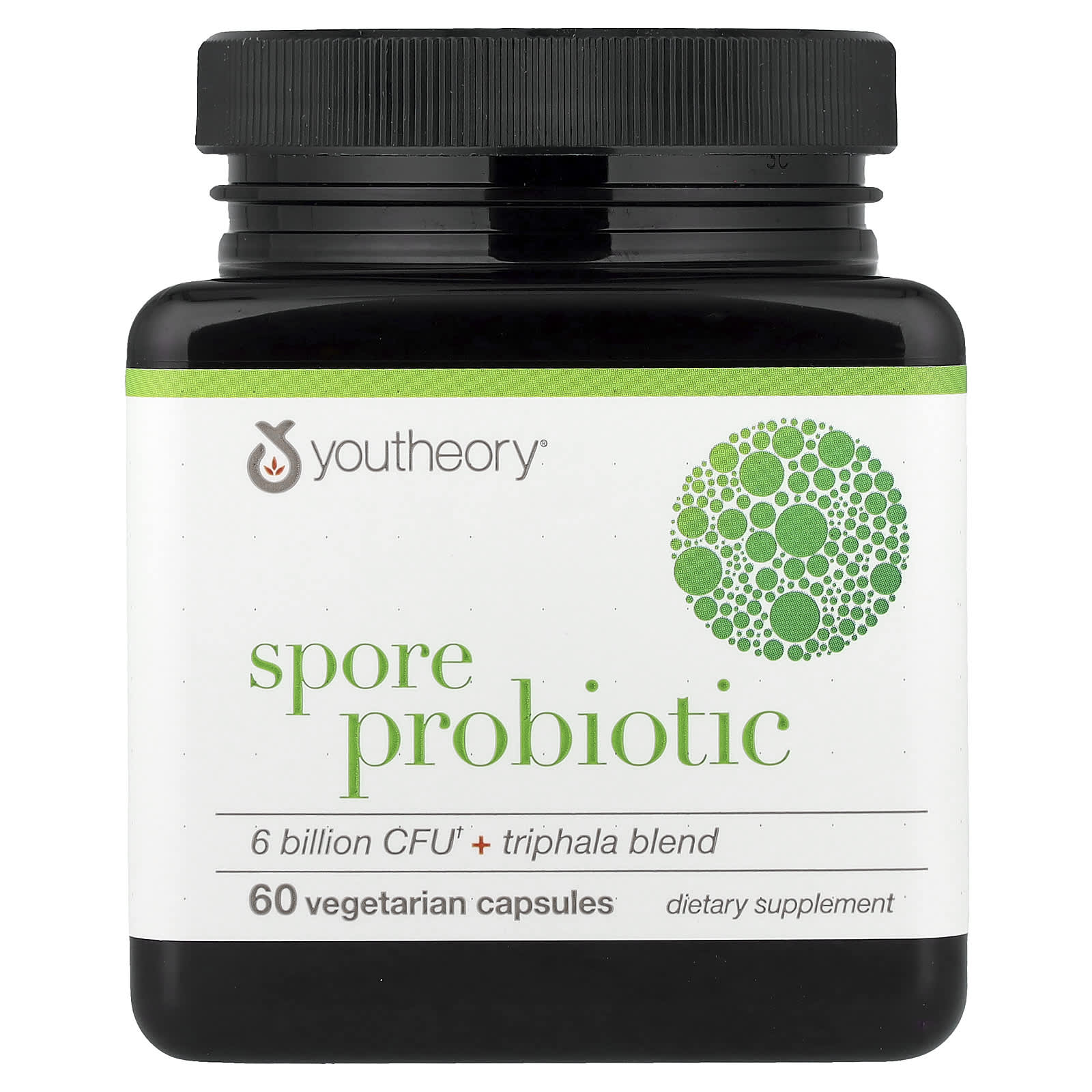 Пробиотик Youtheory Spore Triphala Blend, 60 растительных капсул