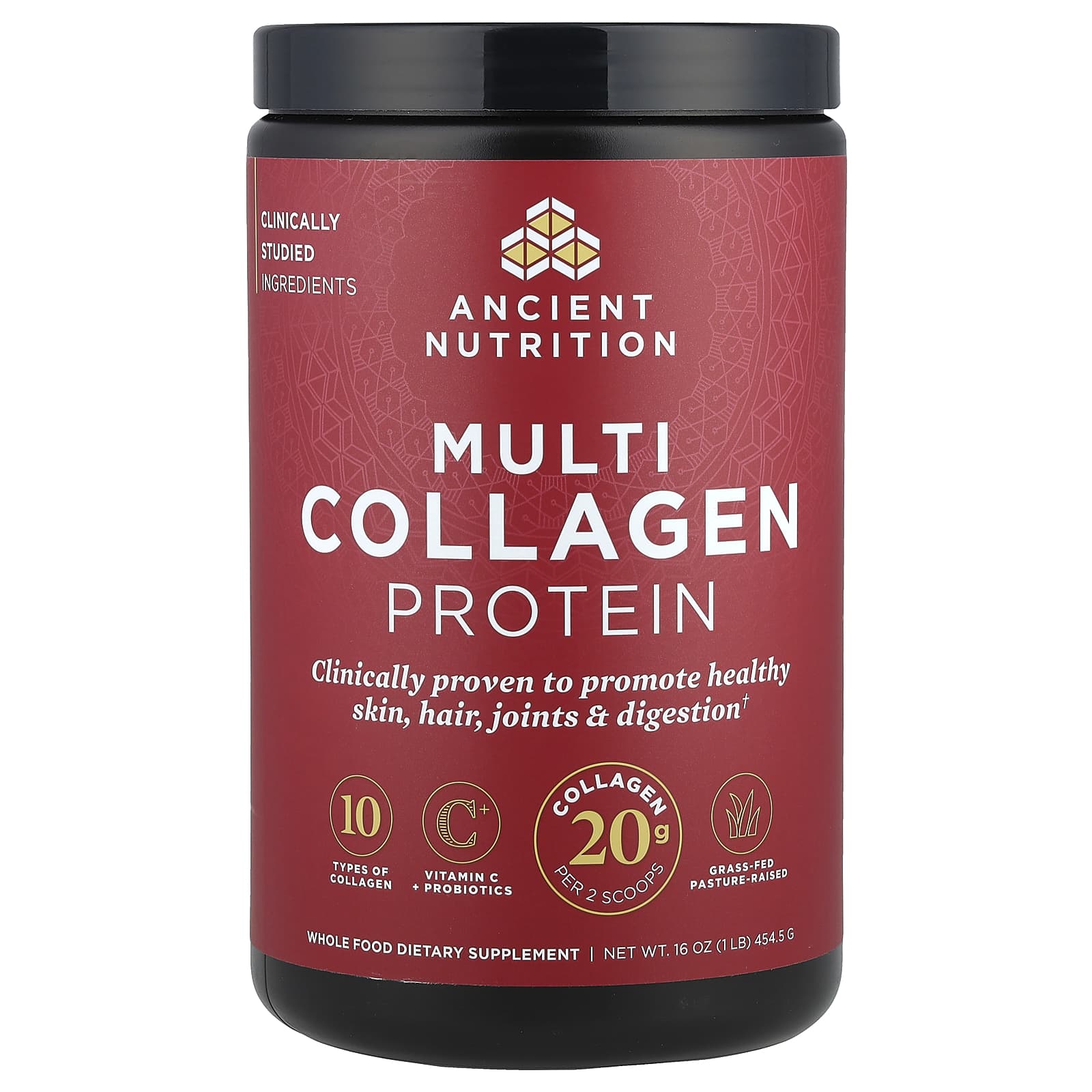 Коллагеновый протеин Ancient Nutrition Multi, 454.5 г