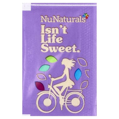 Стевия NuNaturals NuStevia White Powder 1, оттенок 000 Packets, 1000 г, саше