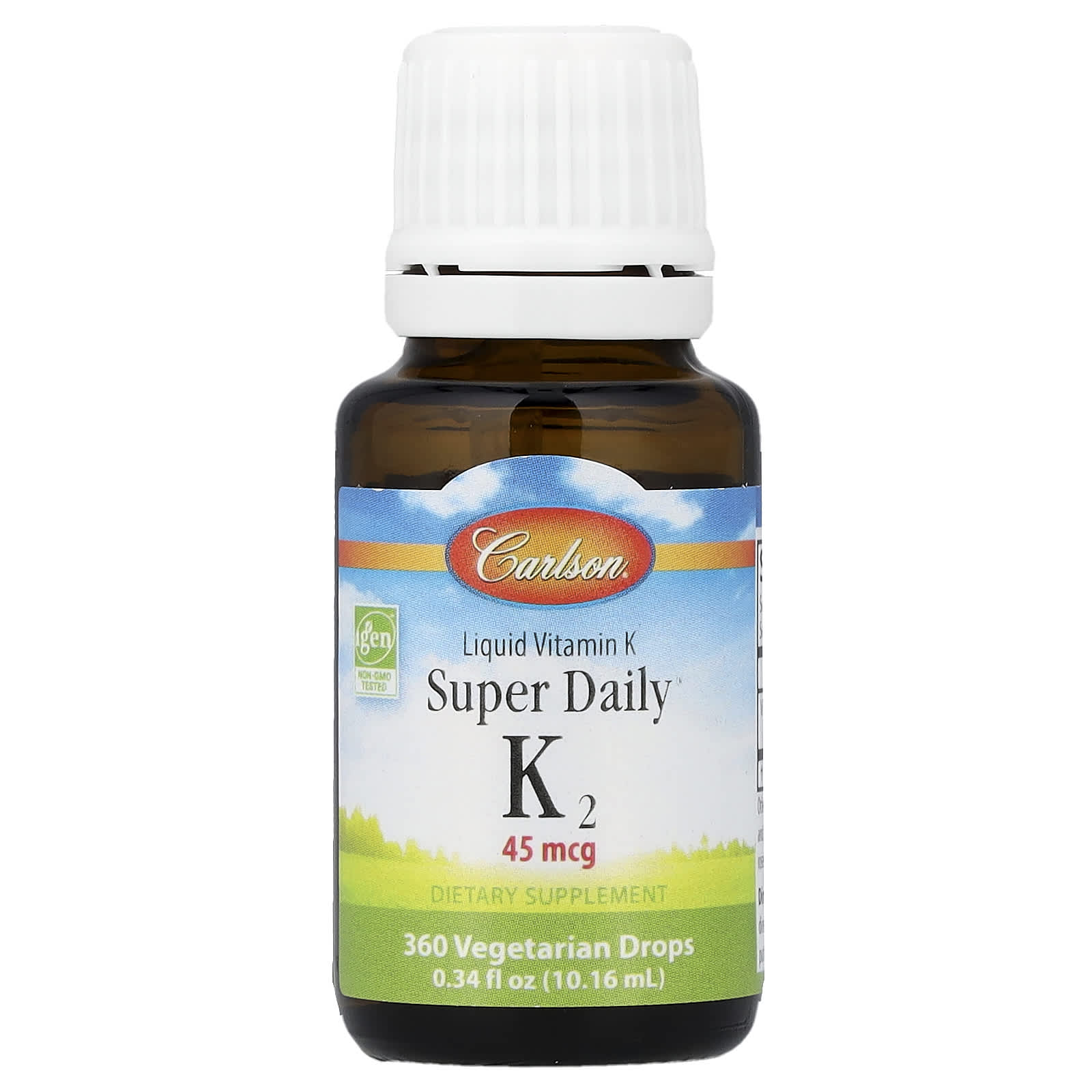 Витамин K2 Carlson, 0.34 fl oz (10.16 ml)
