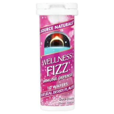 Комплекс для иммунитета Source Naturals Wellness Fizz® Natural Berry, оттенок 10 Wafers