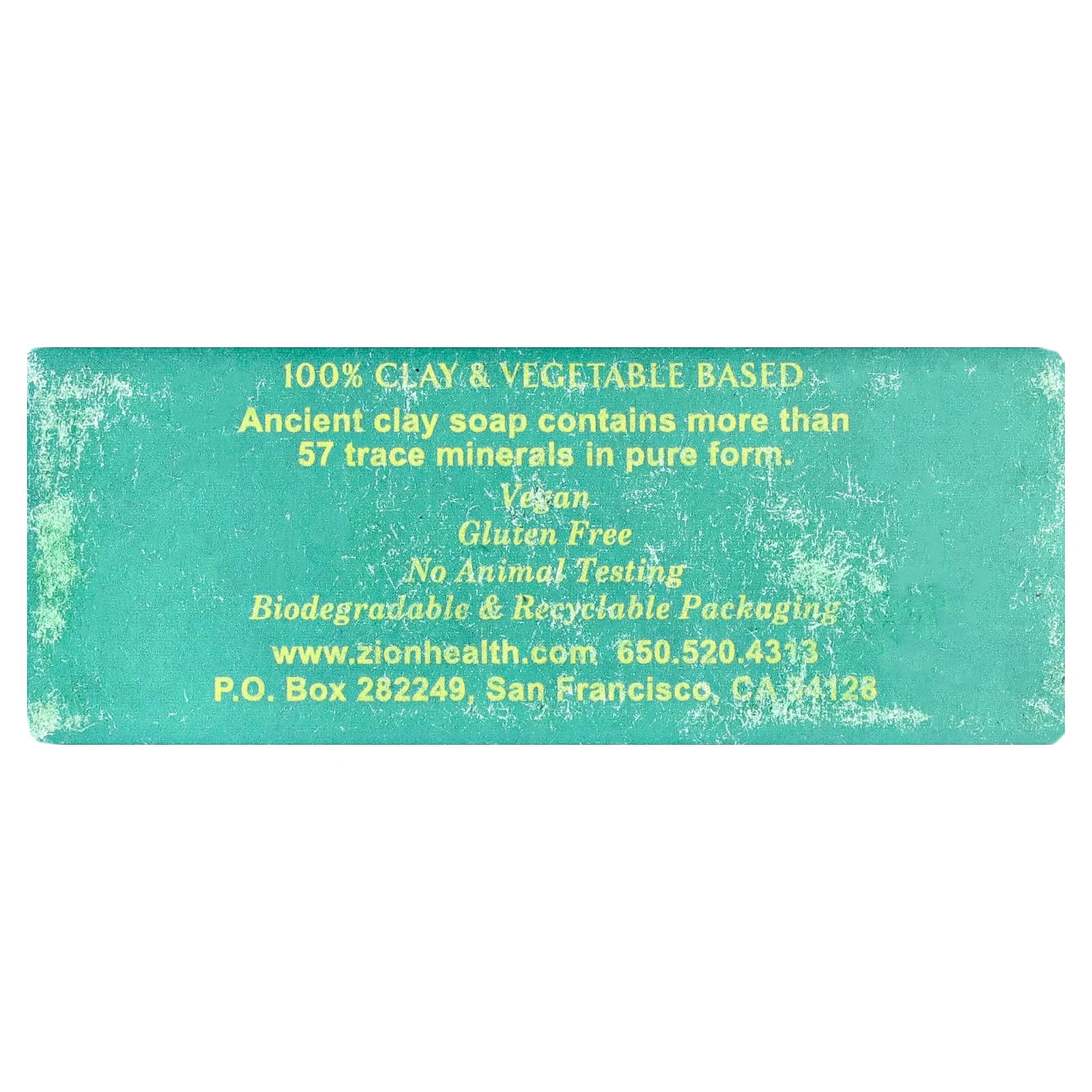 Мыло Zion Health Ancient Clay Soap, вкус Coconut Shea, 170 г — фото 3