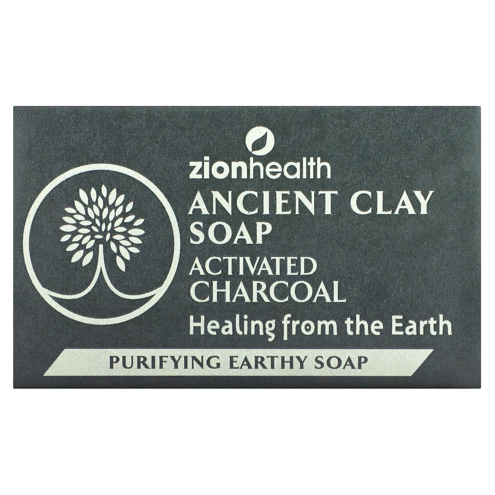 Мыло Zion Health Ancient Clay Soap Activated Charcoal, 170 г — фото 3