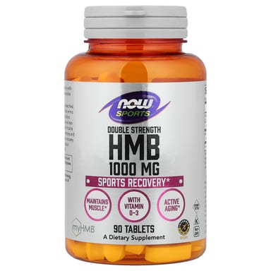 Витамин D3 NOW Foods Sports HMB, 1000 мг, 90 таблеток