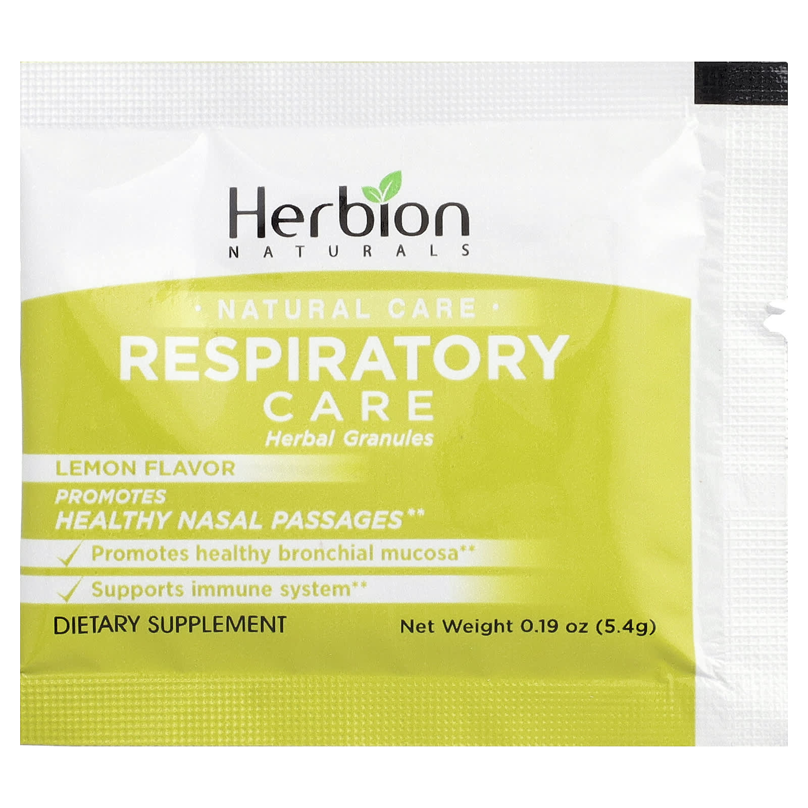 Уход за дыхательной системой Herbion Naturals, 10 пакетиков, 5.4 г каждый