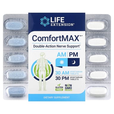 Поддержка нервной системы Life Extension, 60 вегетарианских таблеток