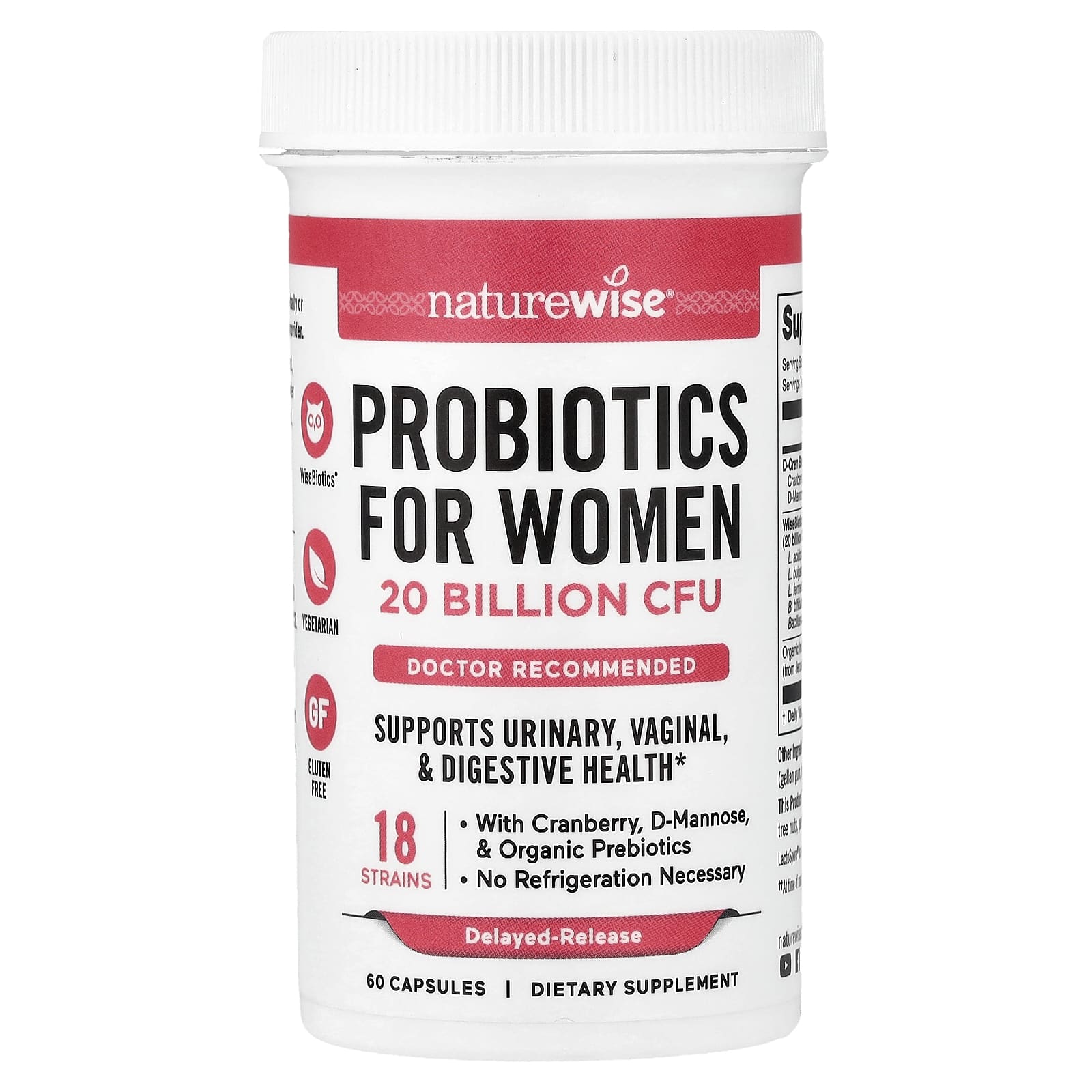 Пробиотик NatureWise For Women Delayed-Release, 60 капсул