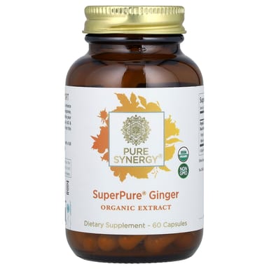 Имбирь Pure Synergy SuperPure®, 60 капсул