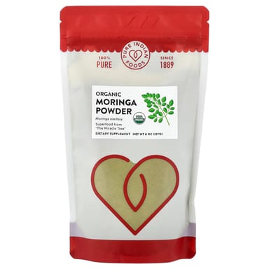 Моринга Pure Indian Foods Organic Powder, 227 г, порошок
