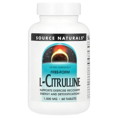 L-цитруллин Source Naturals L-Citrulline, 1000 мг, 60 таблеток