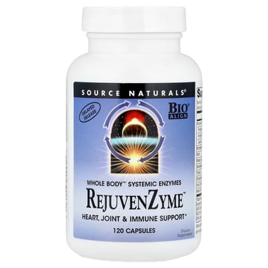 Ферментный комплекс RejuvenZyme Source Naturals™, 120 капсул