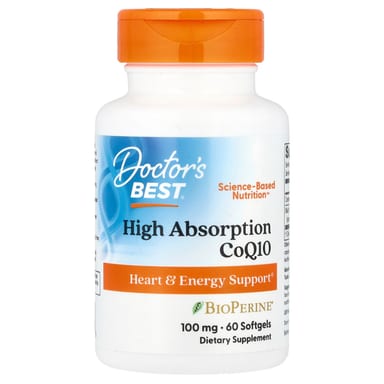 Коэнзим Q10 Doctor's Best High Absorption, 60 мягких капсул