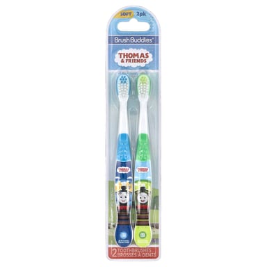 Зубные щетки Brush Buddies, мягкие, 2 штуки