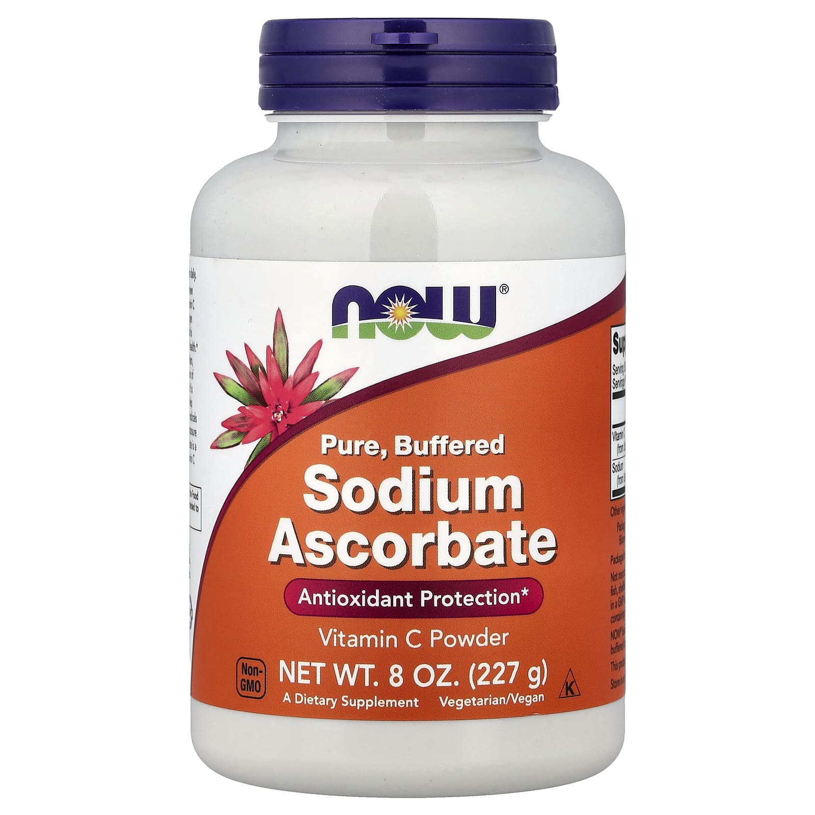 Порошок NOW Foods Sodium Ascorbate, 227 г