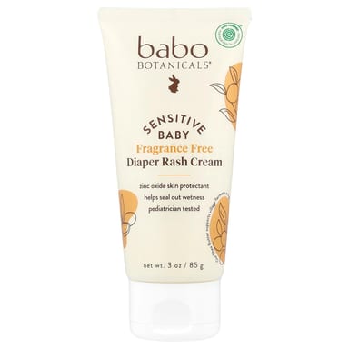 Детский крем от опрелостей Babo Botanicals Sensitive Baby, 85 г