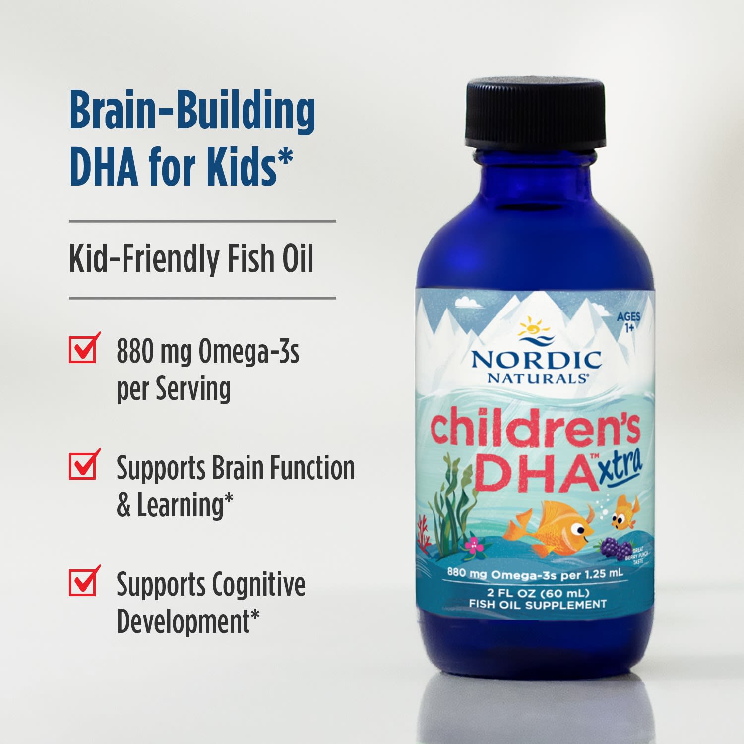 Детский Nordic Naturals DHA™ Xtra -6 Great Berry Punch, для детей от 1 лет, 60 мл — фото 5