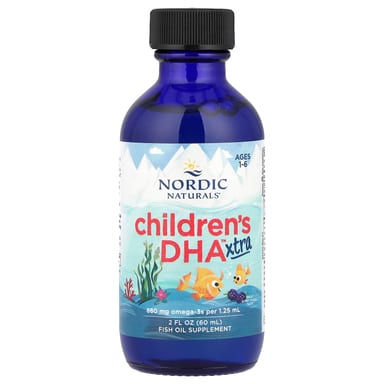 Детский Nordic Naturals DHA™ Xtra -6 Great Berry Punch, для детей от 1 лет, 60 мл