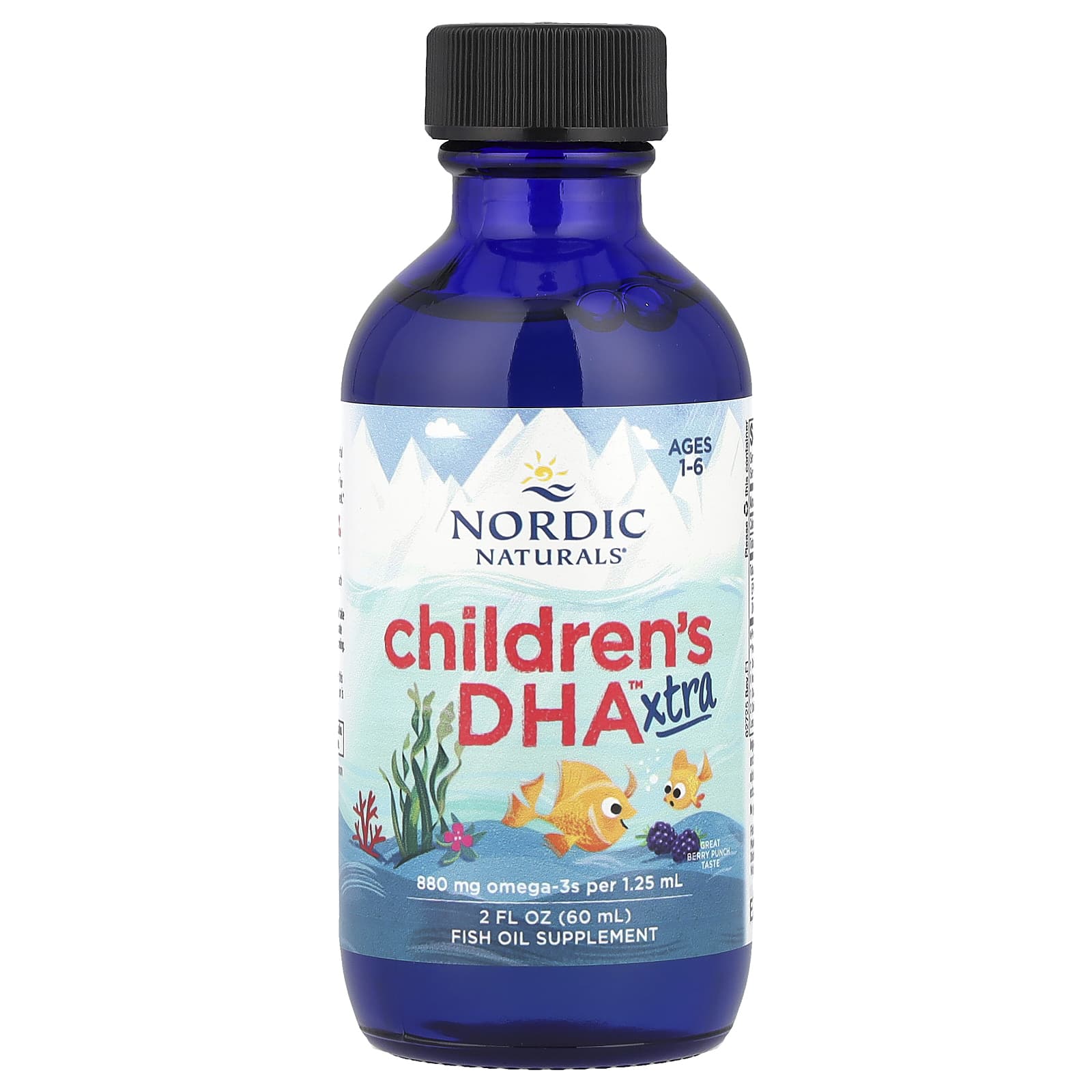Детский Nordic Naturals DHA™ Xtra -6 Great Berry Punch, для детей от 1 лет, 60 мл
