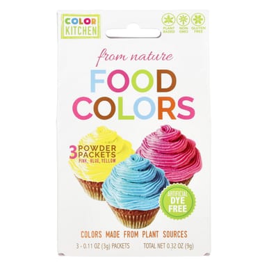 Порошок ColorKitchen Food Colors From Nature Multi-Color 3 Packets, 3 г, саше