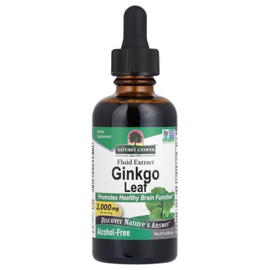 Гинкго билоба Nature's Answer Leaf Fluid Extract, 60 мл
