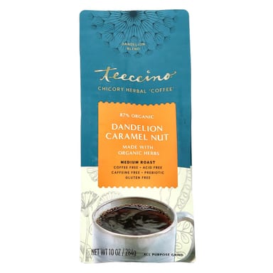 Кофе Teeccino Chicory Herbal Dandelion Caramel Nut Medium Roast, без кофеина, 284 г