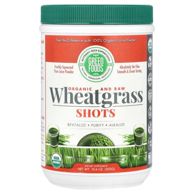 Ростки пшеницы Green Foods Organic and Raw Shots, 300 г