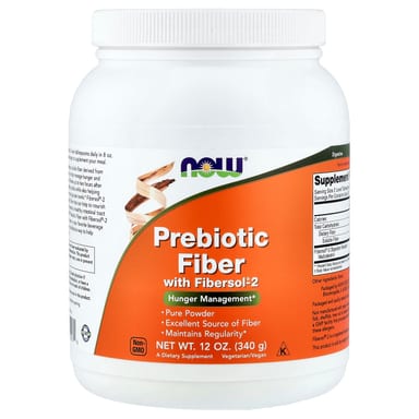 Пребиотик NOW Foods Fiber with Fibersol®-2, 340 г