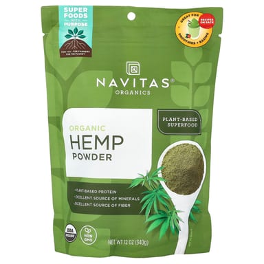 Порошок Navitas Organics Organic Hemp, 340 г